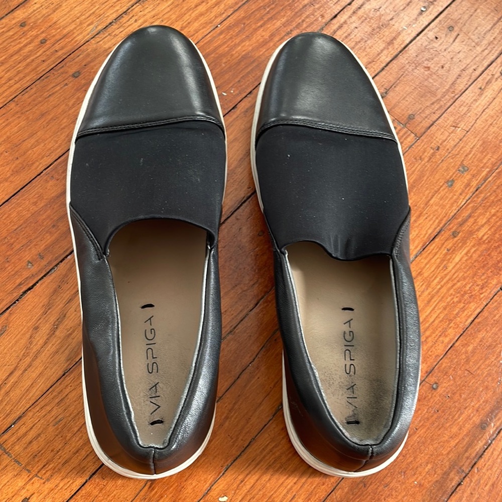 Via Spiga two tone slip-ons